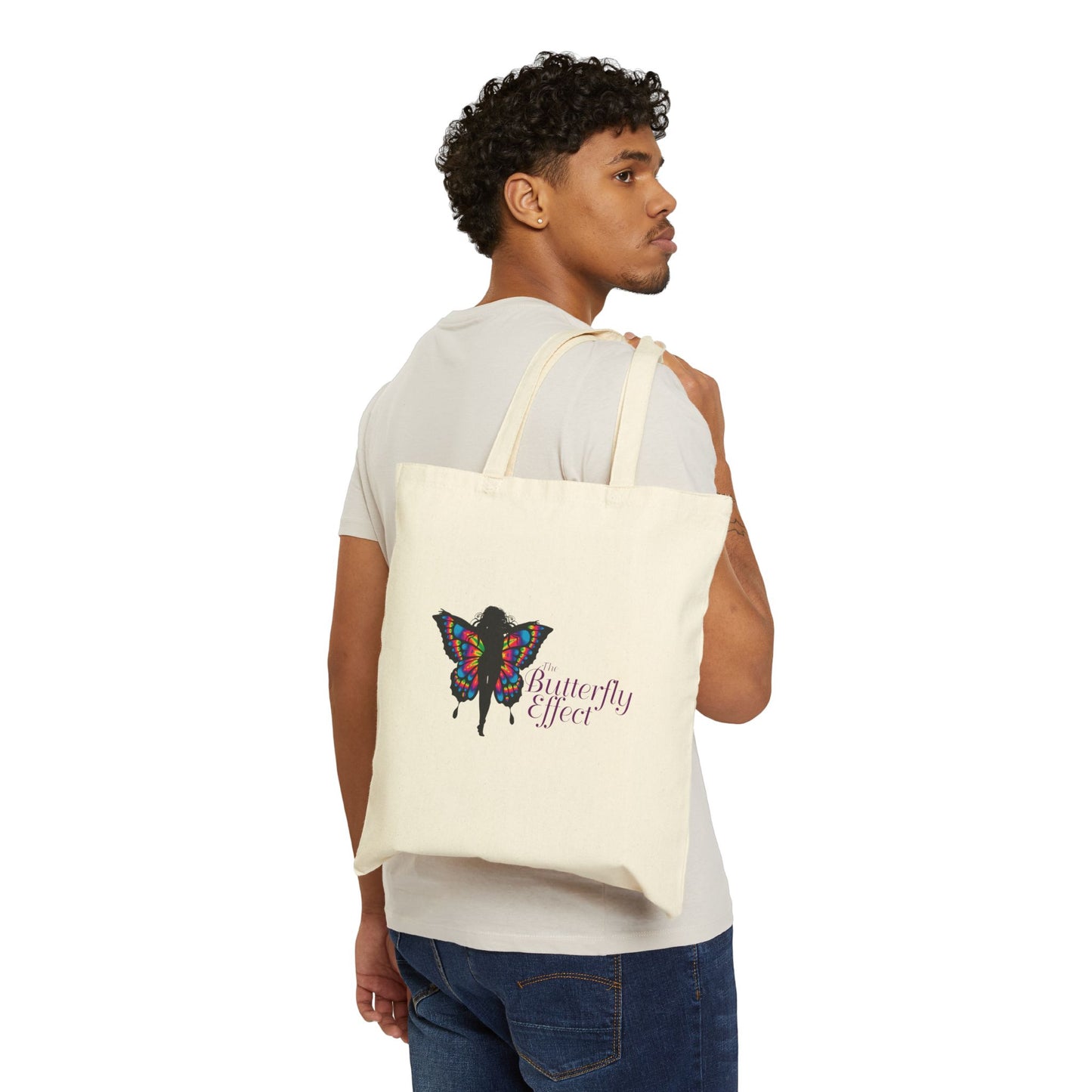 The Butterfly Effect Cotton Canvas Tote Bag