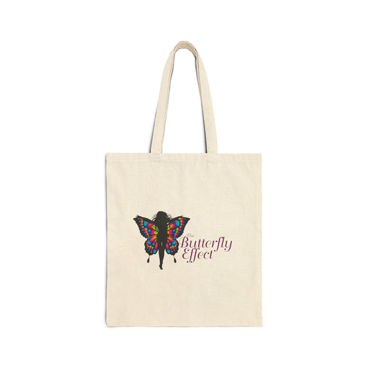 The Butterfly Effect Cotton Canvas Tote Bag